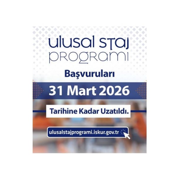 Ulusal Staj Programı Başvuruları Uzatıldı